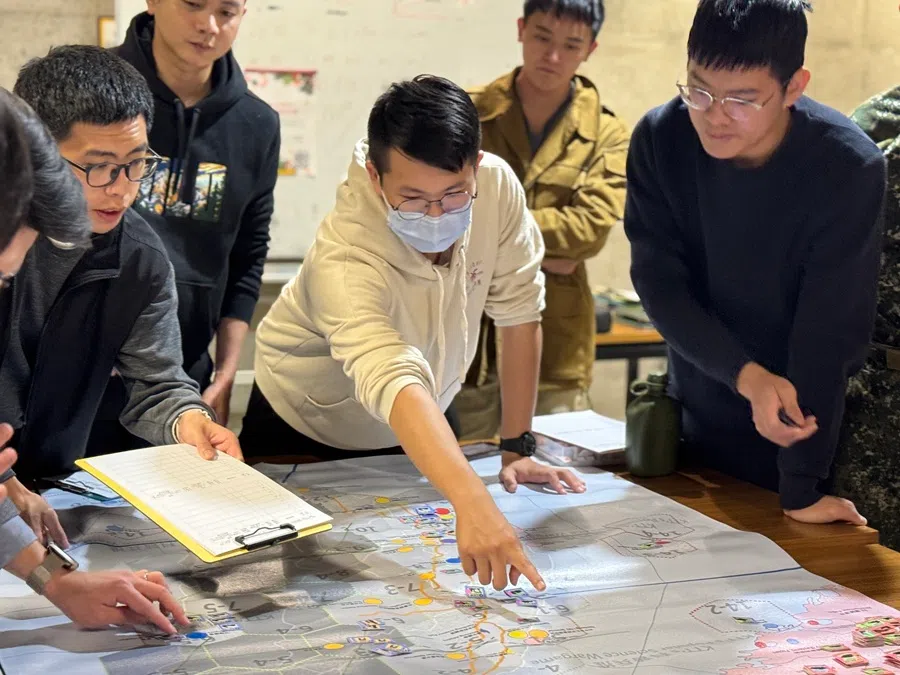Rion Wu (centre) and several classmates — drawn to defence and international politics — decided to establish the National Security & Strategy Studies Institution at National Taiwan University to “scale up” the issues they were examining.