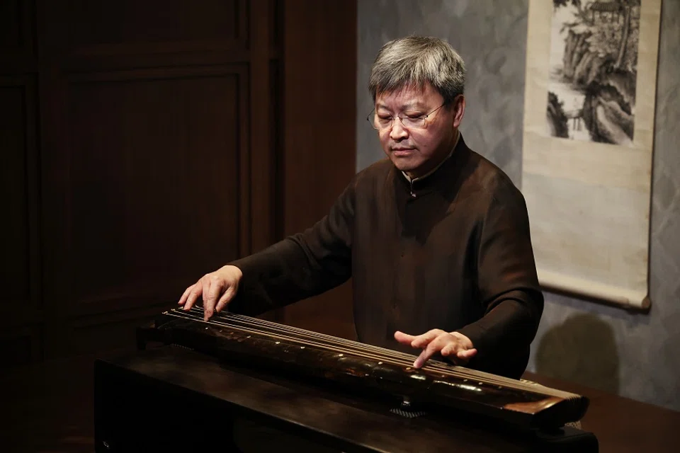 A shot of guqin master Dr Kee Chee Koon. (SPH Media)