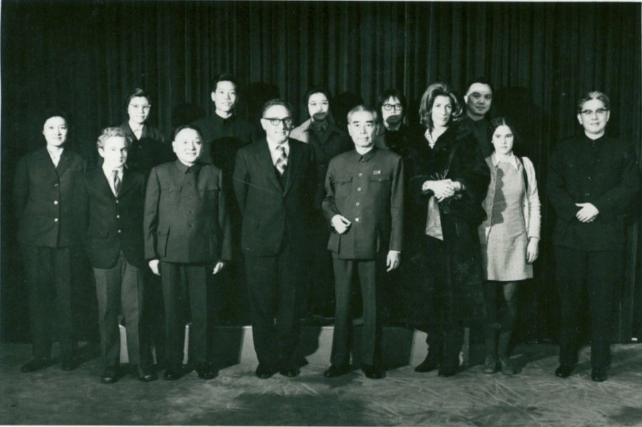 In 1974, Chinese Premier Zhou Enlai received Kissinger and his family.