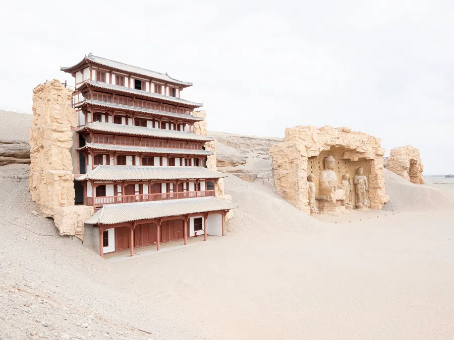 The Dunhuang Silk Road Heritage City was originally a film set.
