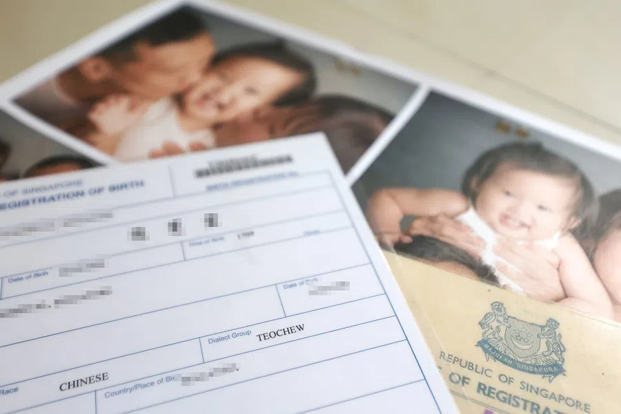 Birth certificates in 2020 had the column for "dialect group". (SPH Media)