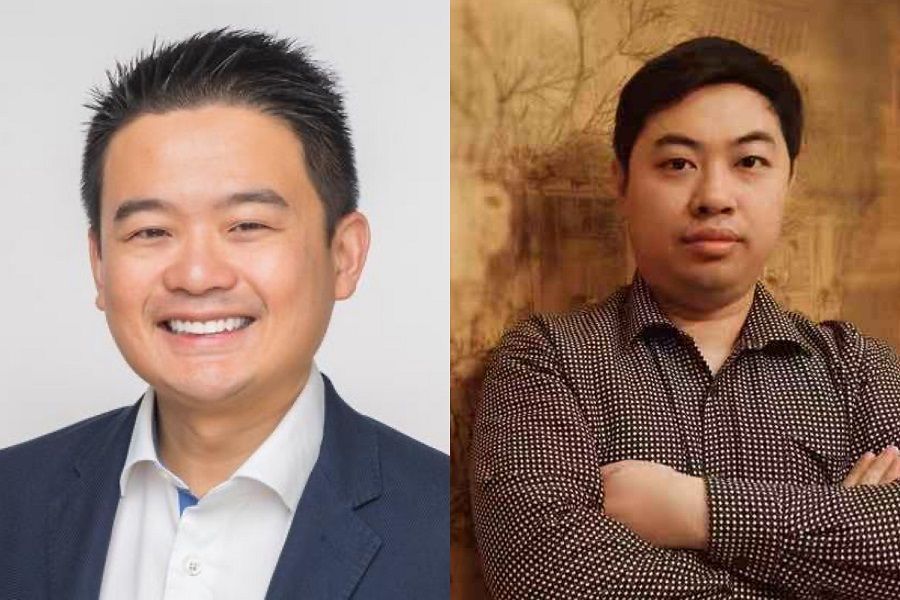 Soon Sze-Meng (left), president of JD.com Southeast Asia, and Joseph Liu, CEO of SCI eCommerce. (Photos provided by interviewee)