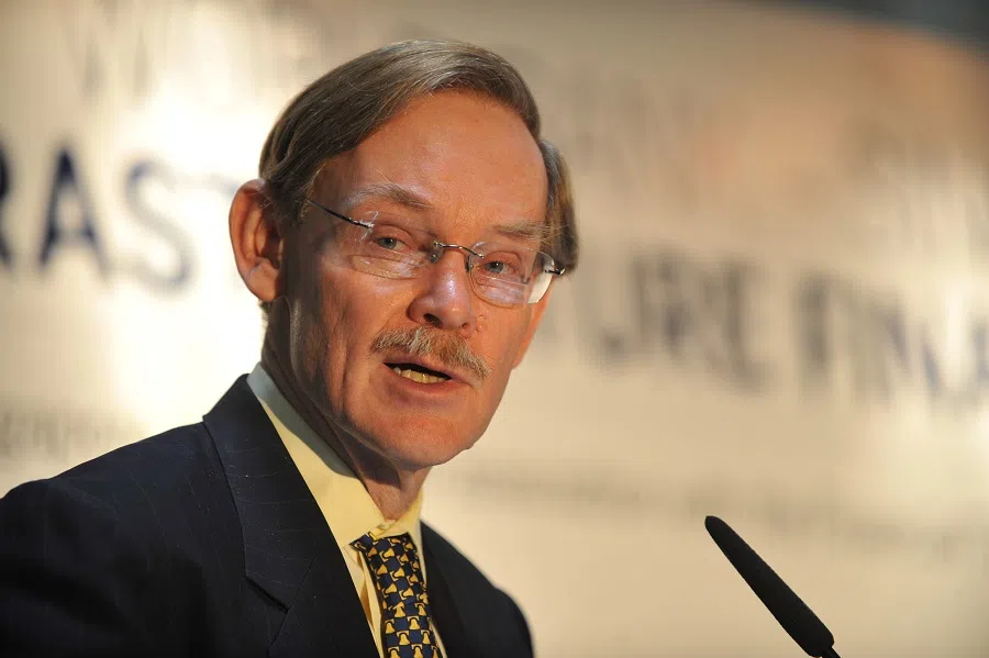 World Bank president Robert Zoellick speaking during the World Bank-Singapore Infrastructure Summit on 10 November 2010. (SPH/Joyce Fang)