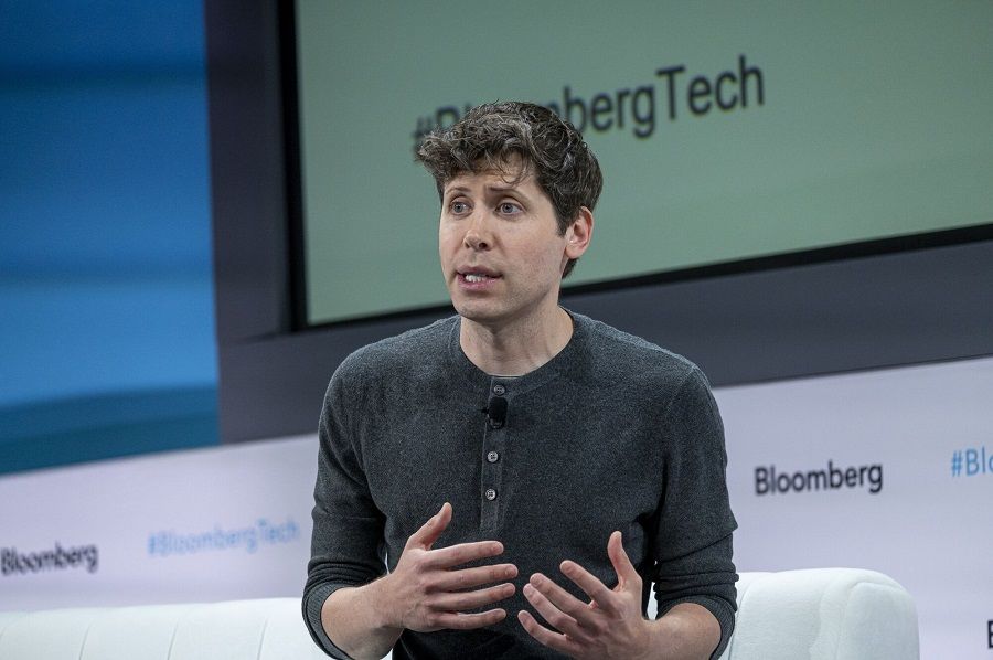 Sam Altman, chief executive officer of OpenAI, speaks during the Bloomberg Technology Summit in San Francisco, California, US, on 22 June 2023. (David Paul Morris/Bloomberg)