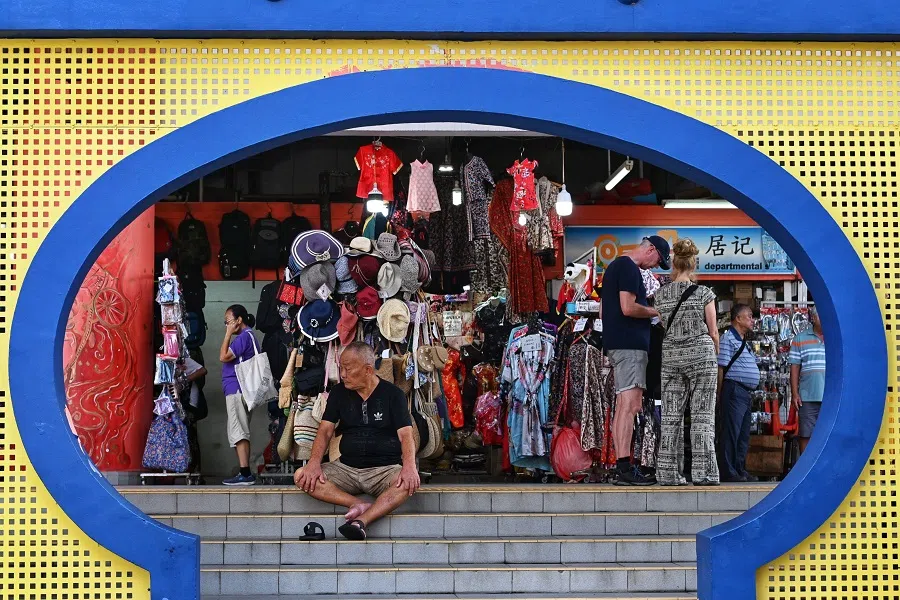 People visit Chinatown Complex in Singapore on 23 June 2023. (SPH Media)