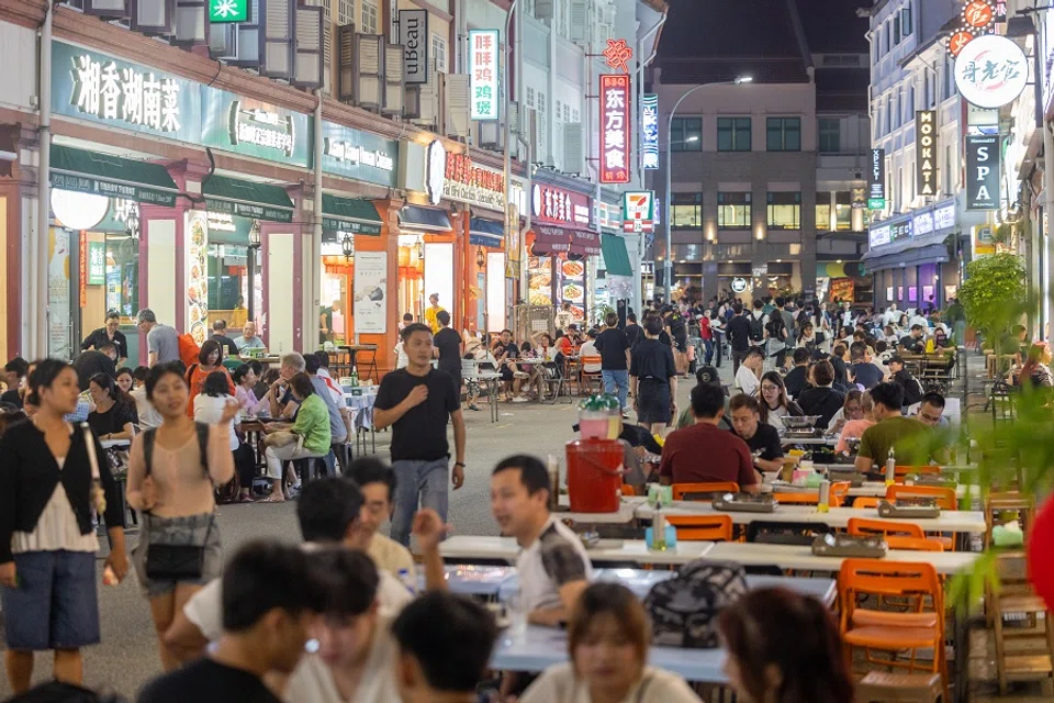 Chinese restaurants along Liang Seah Street in Singapore. (SPH Media)