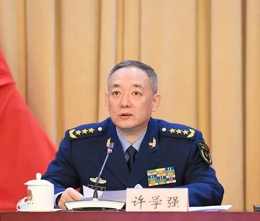 Xu Xueqiang is one of the six senior PLA officers purged.