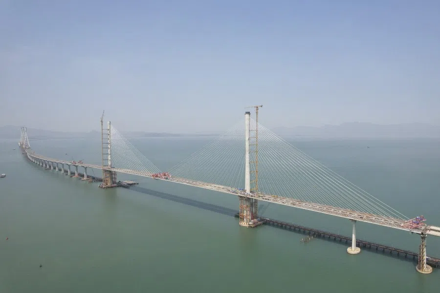 A view of the bridge across the Greater Bay Area around Zhuhai, Guangdong province, China, on 20 March 2024. (CNS)