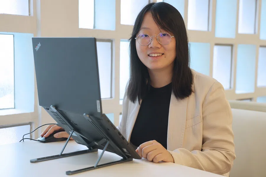 Yang Xinyi is about to graduate from the Lee Kuan Yew School of Public Policy at the National University of Singapore. (SPH Media)