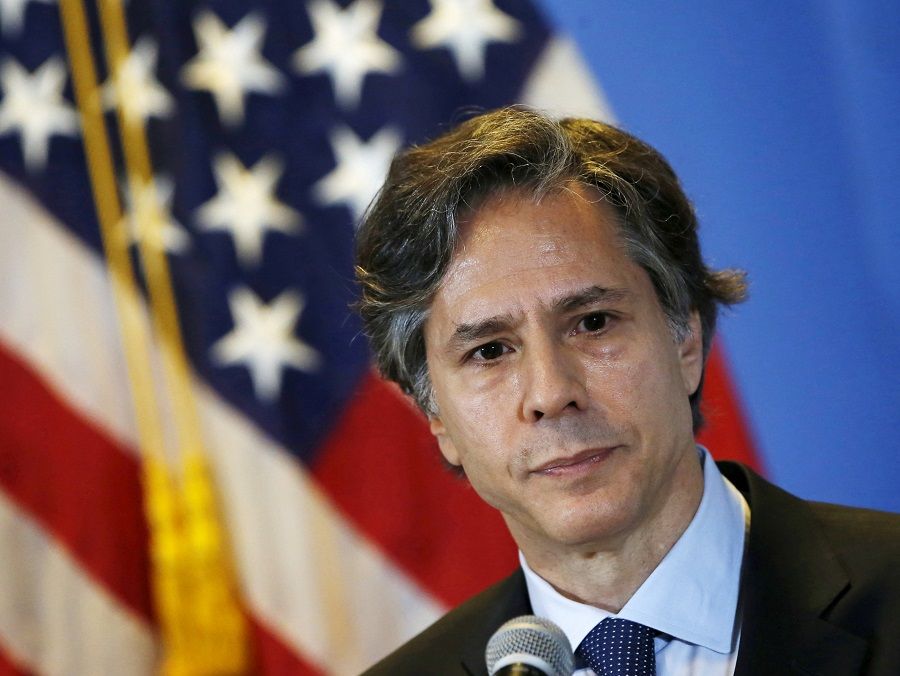 US Deputy Secretary of State Antony Blinken listens to journalists' questions during a news conference, at a hotel in Mexico City, 30 April 2015. (Henry Romero/File Photo/Reuters)
