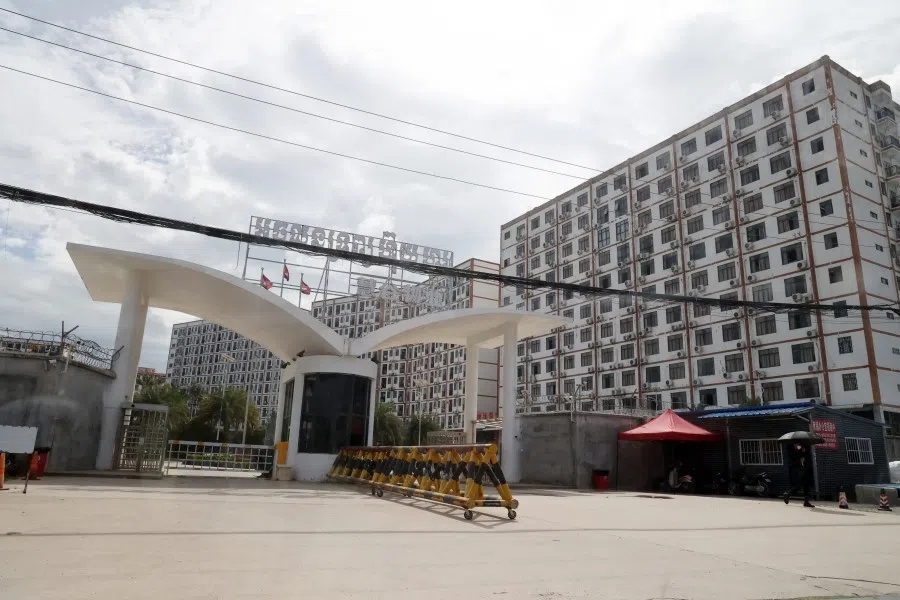 A compound in Sihanoukville.