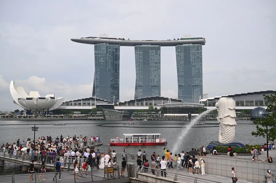 A general view of Marina Bay Sands on 15 July 2025. (SPH Media)
