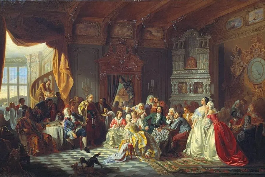 Assembly Under Peter the Great, Stanisław Chlebowski, 1858. (Internet)