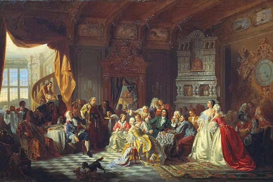 Assembly Under Peter the Great, Stanisław Chlebowski, 1858. (Internet)