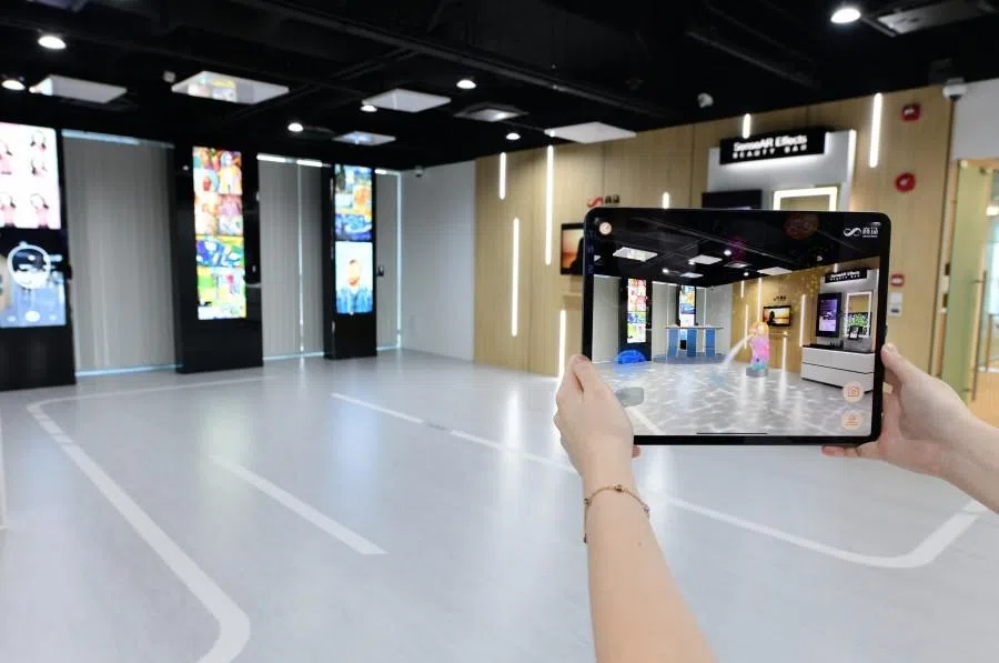 A view of the SenseTime International AI Innovation Hub. (SPH Media)