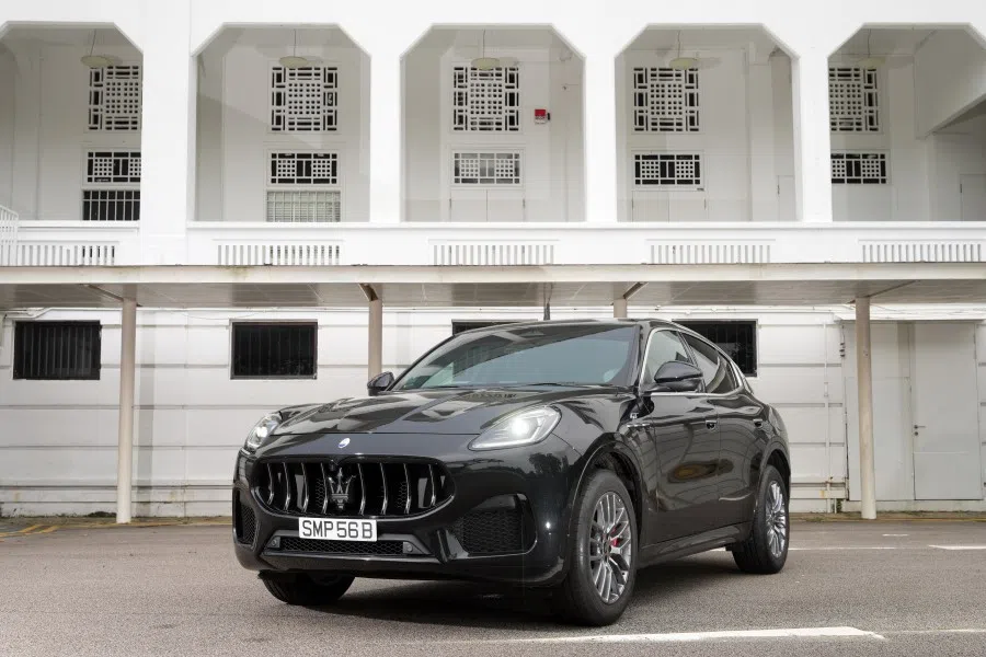 The Maserati Grecale, one of the luxury cars that are increasingly seen in Singapore. (SPH Media)