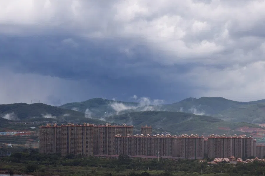 A new real estate development eats into the forest in Xishuangbanna Dai Autonomous Prefecture, Yunnan Province, China, 8 July 2021. (Aly Song/Reuters)