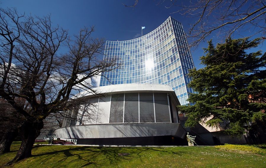 The headquarter of the World Intellectual Property Organisation (WIPO) is pictured in Geneva, Switzerland on 3 March 2020. (Denis Balibouse/Reuters)