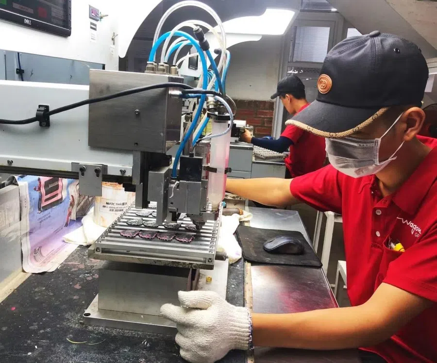 Taiwan's Wagon Group in Dong Nai, Vietnam, is moving towards semi-automation. (Courtesy of Chien Chih Ming)