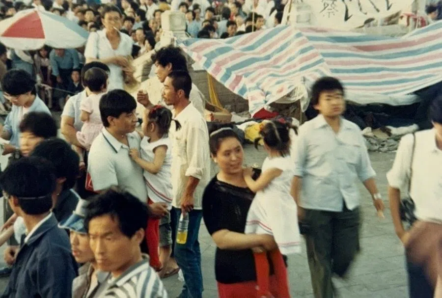 Each day, some Beijing residents came to take a look.