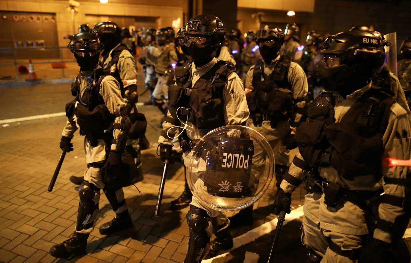 This is even more true for professionally-trained police officers. If they are unable to control their emotions, they should not work on the front line. (REUTERS/Ammar Awad)