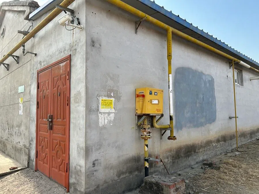 Natural gas is supplied through the yellow pipes seen in this shot. (Yush Chau/SPH Media)