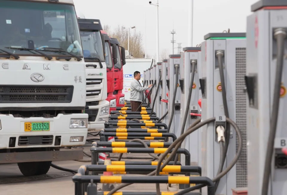 A fuel cell charging station in Tangshan, Hebei province, China, 18 March 2023. (Xinhua)