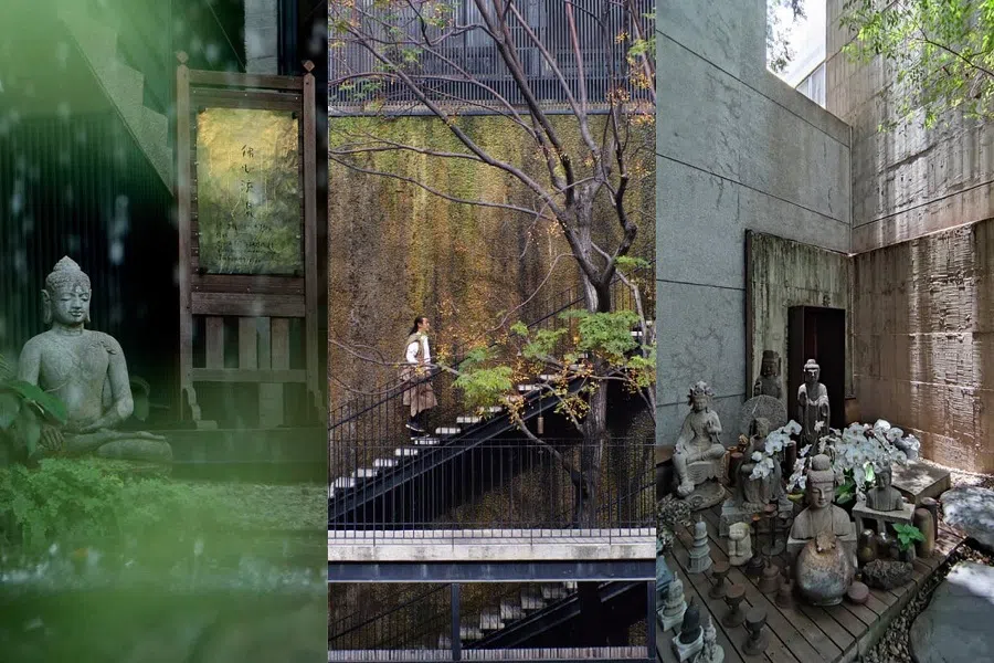 Sights and scenes around Taichung's International Bodhisattva Sangha. (Facebook/@ibs.tw - IBS 菩薩寺)