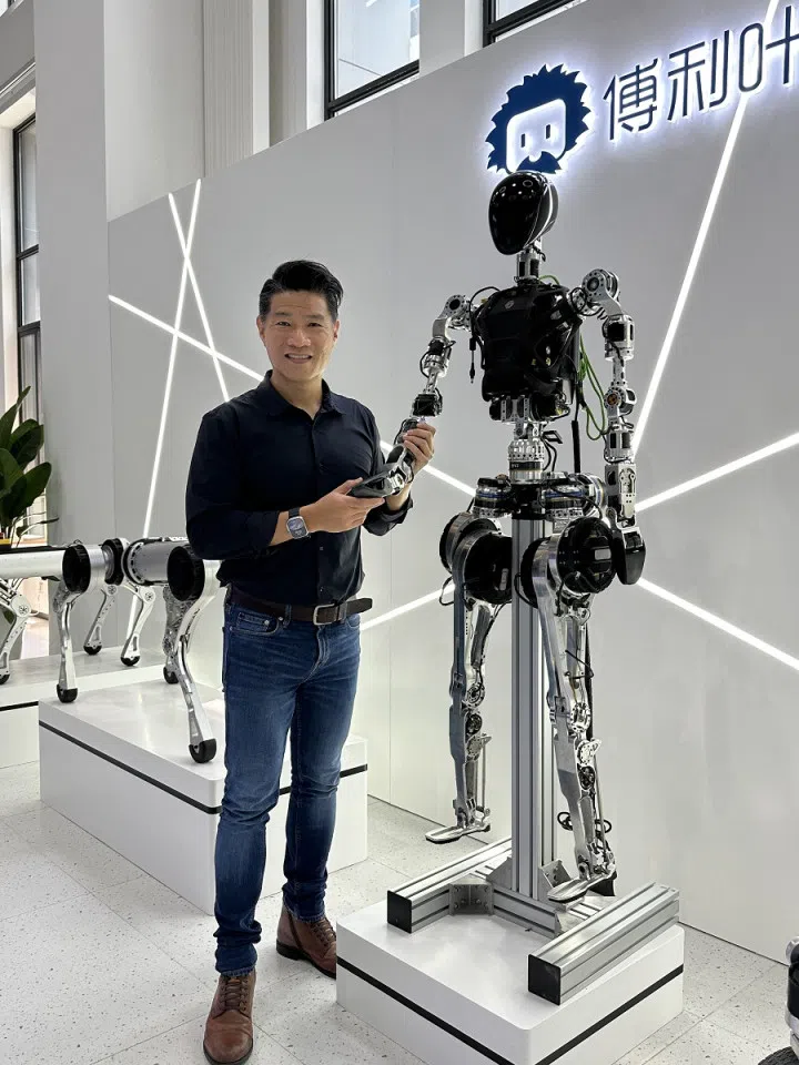 Fourier Intelligence co-founder Zen Koh. (Photo: Chen Jing)