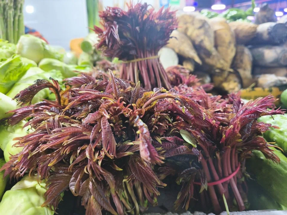 Spring vegetables at a market in China, on 19 March 2024. (CNS)