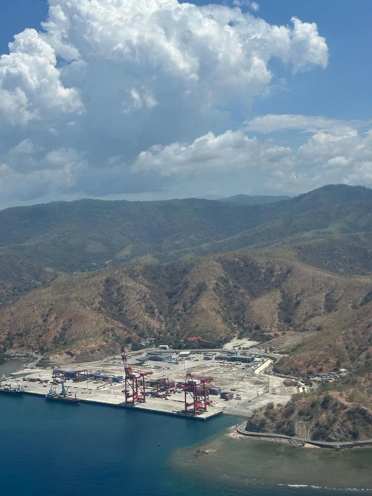 A bird’s eye view of Tibar Bay Port.