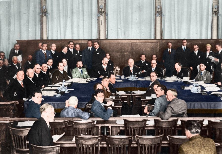 On 19 September 1931, the League of Nations held an emergency council meeting to deal with Japan's occupation of Shenyang, China, as proposed by the Chinese representatives.