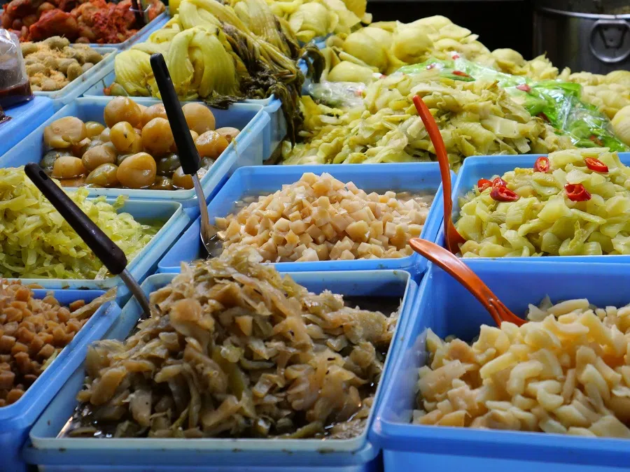 Pickled vegetables galore. (iStock)
