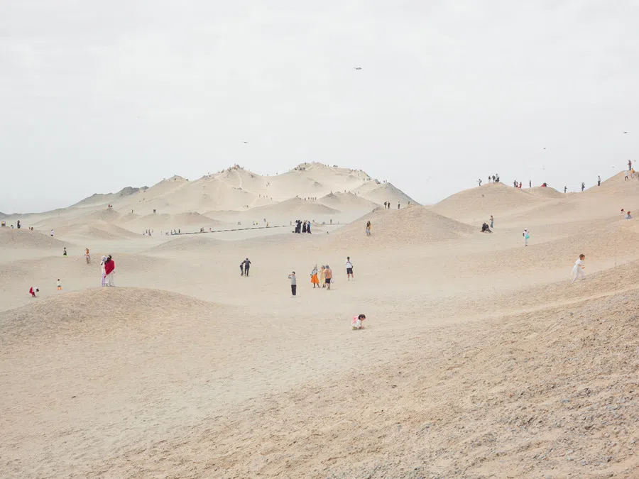 Dunes in Heidu Mountain.