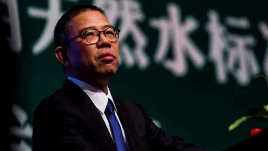 Zhong Shanshan, founder and chair of bottled water company Nongfu Spring, 2021 (Reuters)