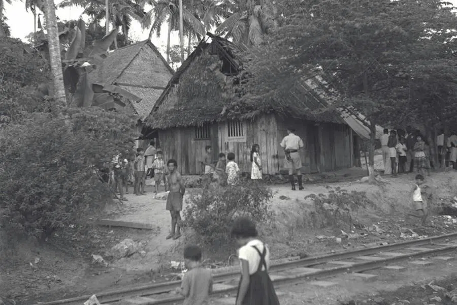 Attap hut in Redhill, 21 February 1963.