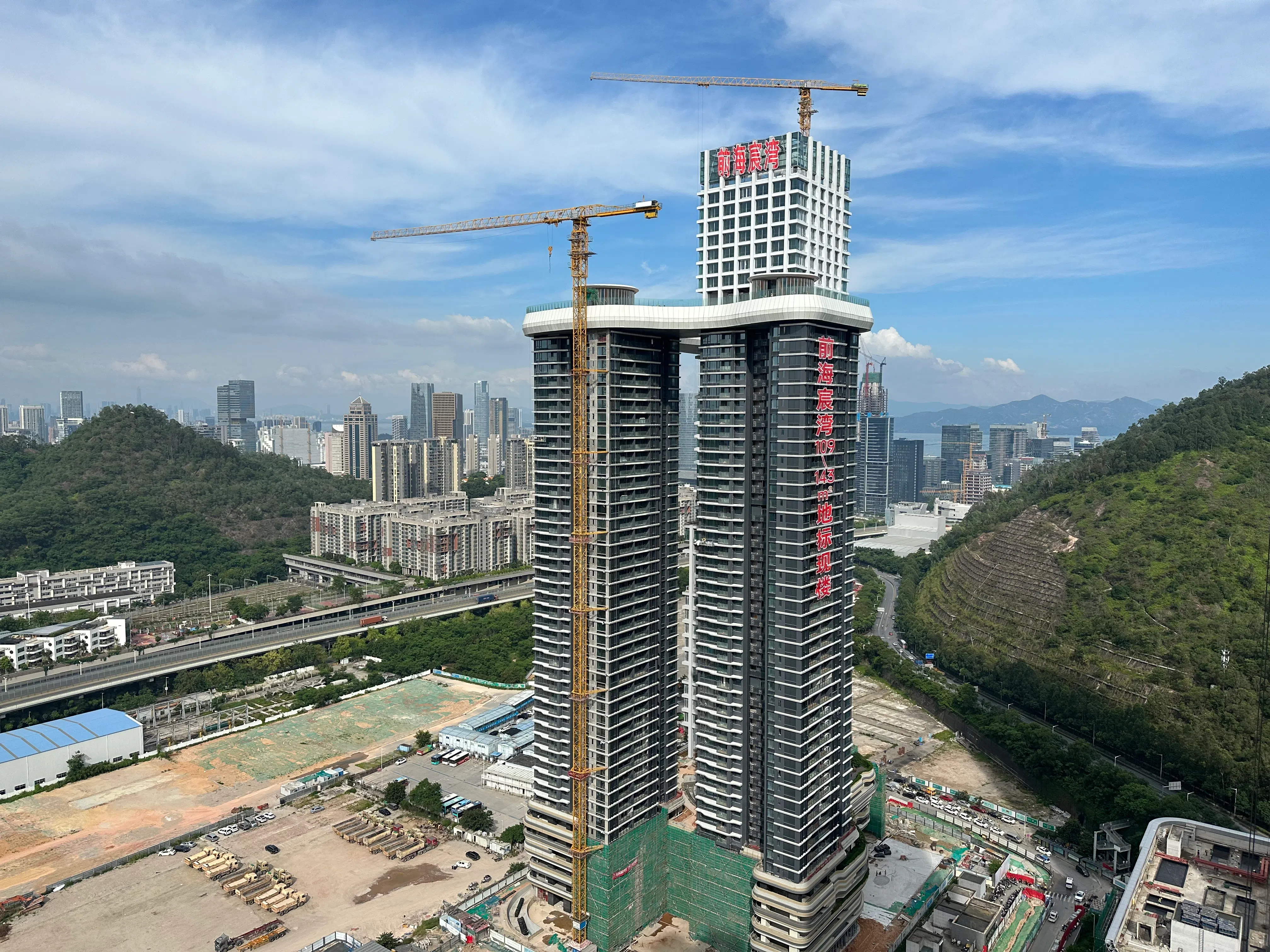 A residential development in Shenzhen’s Qianhai area. (Daryl Lim/SPH Media)