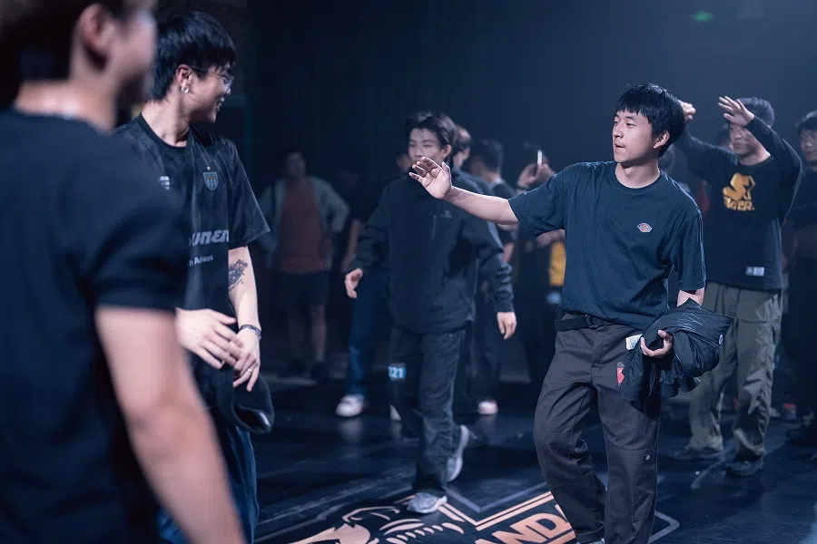 Su Jie showing some swag at a breaking competition in Beijing on 28 June 2024.