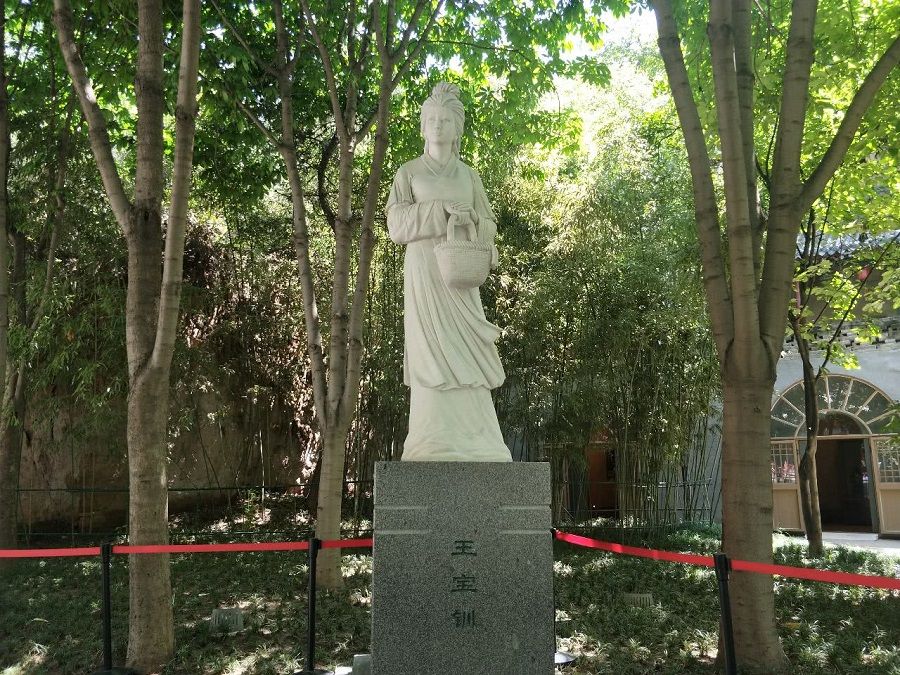 Wang Baochuan sculpture in Xi'an, Shaanxi. (Internet)