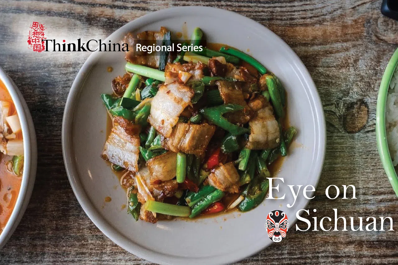 ​Despite frequently being translated as “twice cooked pork”, this famous Sichuan dish of pork belly boiled, cut into strips, and fried again with black bean and chilli oil translates more literally to “back to the wok pork”.