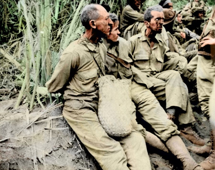 In April 1942, 70,000 US and Philippines troops surrendered and were forced to go on the Bataan Death March. They were mistreated and starved, and died from illness or were shot to death by Japanese troops, in an unforgettable chapter in US military history. (Hsu Chung-mao)