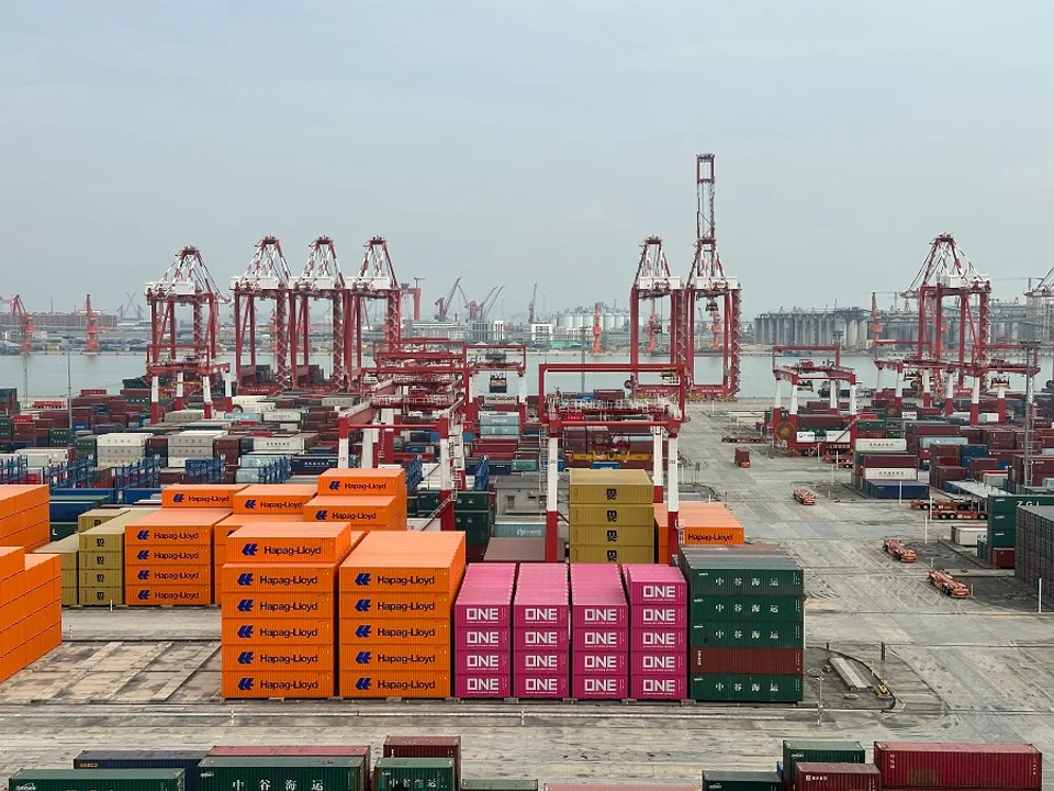Nansha Port is the first fully automated port in the Greater Bay Area. (Daryl Lim/SPH Media)