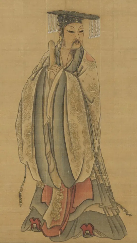 Yu as depicted by Song-era artist Ma Lin (馬麟), National Palace Museum.