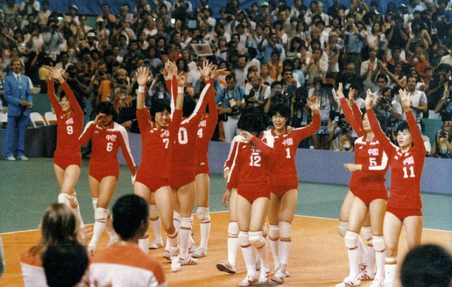 In 1984, the Chinese women's volleyball team emerged as champions at the Los Angeles Olympics. The boycott by the Soviet bloc that year brought China and the US closer.