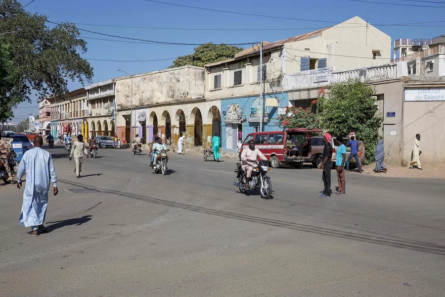 A general view of a street in the Djambal Bahr district of N’Djamena on 9 January 2025. Gunmen attempted to storm the presidential complex in Chad’s capital N’Djamena on 8 January 2025, sparking a battle that left 18 attackers and one security personnel member dead, the government said. (Joris Bolomey/AFP)