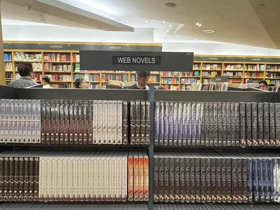Kinokuniya has a section devoted to web novels. (Zhu Yuxuan/SPH Media)