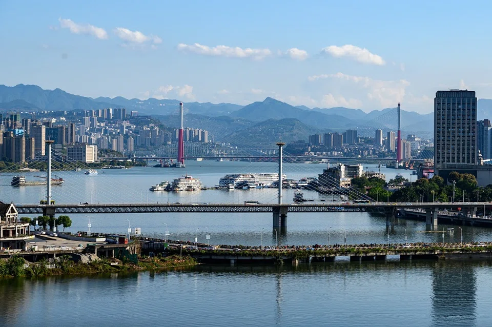 A picture of the Yangtze River taken on 20 October 2023. (CNS)