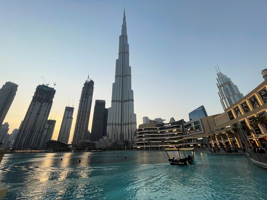 General view of the Burj Khalifa and the downtown skyline in Dubai, United Arab Emirates, 30 September 2021. (Mohammed Salem/Reuters)