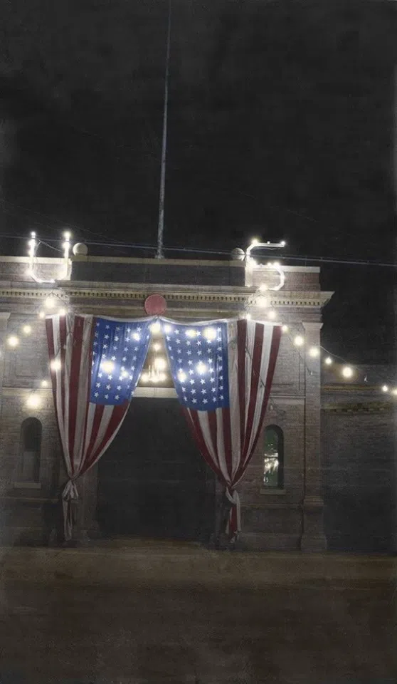 US Independence Day celebrations at the US embassy in Beijing, 1915.