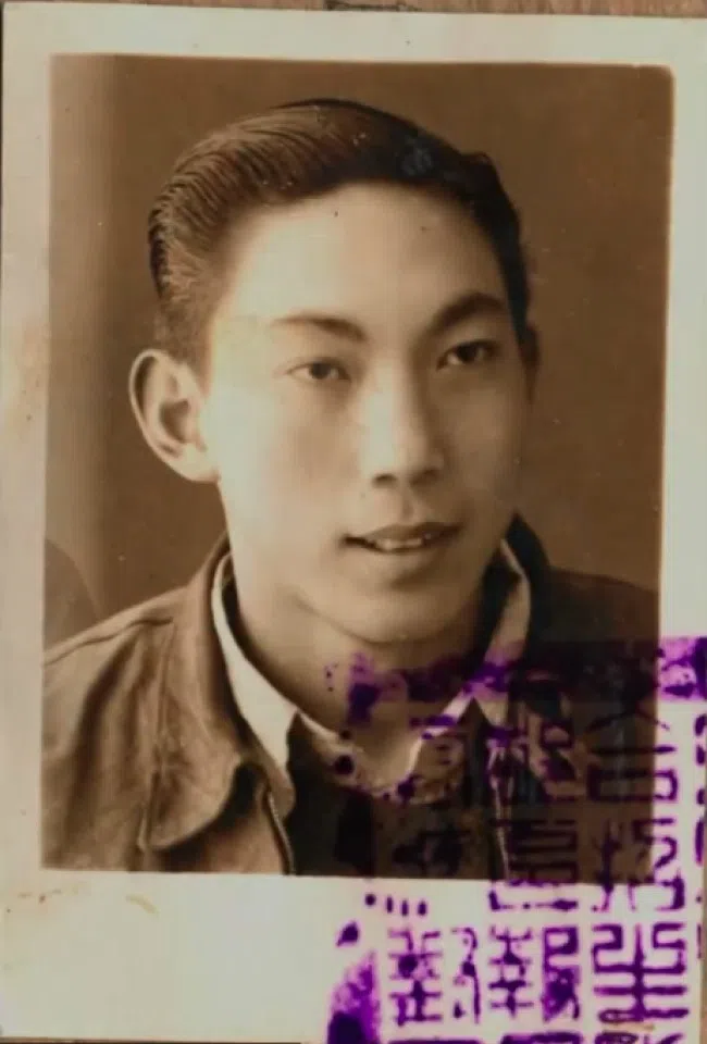 Ma Tinghui as a student.